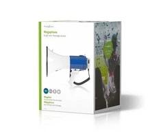 Nedis Megafonas 25W su nuimamu mikrofonu (nuotolis iki 1500 m)
