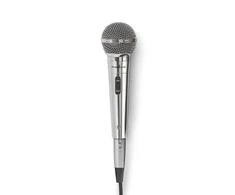 Mikrofonas Nedis MPWD45GY mikrofon sidabrinė Mikrofonas instrumentalny