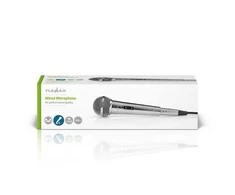 Mikrofonas Nedis MPWD45GY mikrofon sidabrinė Mikrofonas instrumentalny