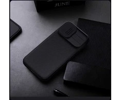 Nillkin CamShield PRO dėklas skirtas Apple iPhone 17 juodos spalvos