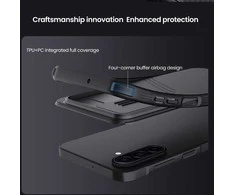 Nillkin CamShield PRO dėklas skirtas Samsung Galaxy A17 5G juodos spalvos