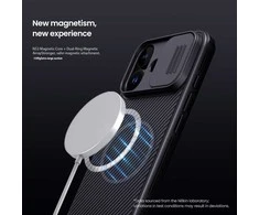 Nillkin CamShield PRO Magnetic Hard dėklas skirtas Apple iPhone 17 juodos spalvos