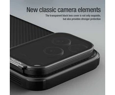 Nillkin CamShield Prop dėklas skirtas Apple iPhone 17 Pro juodos spalvos