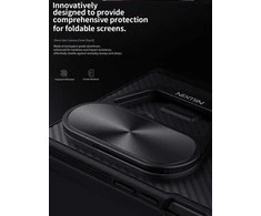 Nillkin CamShield Prop Pen Slot dėklas skirtas Samsung Galaxy Z Fold 7 juodos spalvos