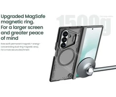Nillkin Iceblade Prop Magnetic dėklas skirtas Samsung Galaxy Z Fold 7 juodos spalvos