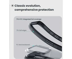 Nillkin Super Frosted PRO Back dėklas skirtas Apple iPhone 17 Pro Max skaidrus juodos spalvos