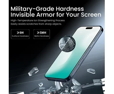 Nillkin Apsauginis stiklas 0.2mm H+ PRO 2.5D Anti-reflective skirtas Apple iPhone 17 Pro Max (su aplikatoriumi)