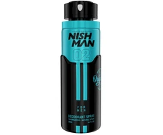 Nishman 02 Dezodorantas Purškiklis purškiamas dezodorantas vyrams, 200 ml