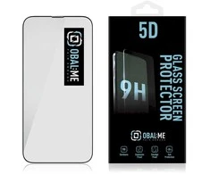 OBAL:ME 5D apsauginis stiklas telefonui Apple iPhone 13 Pro Max/14 Plus Juodas