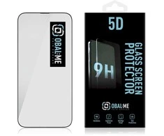 OBAL:ME 5D apsauginis stiklas telefonui Apple iPhone 14 Pro Max Juodas
