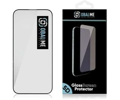 OBAL:ME 5D apsauginis stiklas Apple iPhone 16 Pro Max Juodas