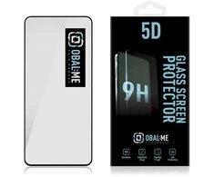 OBAL:ME 5D apsauginis stiklas telefonui Motorola G54 5G/ Power Edition Juodas