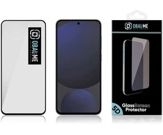 OBAL:ME 5D apsauginis stiklas telefonui Samsung Galaxy S24 FE Juodas