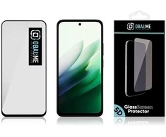 OBAL:ME 5D Glass Apsauginis stklas skirtas Xiaomi Redmi 15 5G Juodas