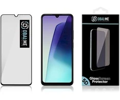 OBAL:ME 5D Apsauginis stiklas Xiaomi Redmi 14C 4G/Poco C75 juodos spalvos