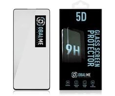 OBAL:ME 5D apsauginis stiklas telefonui Xiaomi Redmi Note 12 Pro 5G Juodas
