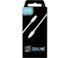 OBAL:ME Fast Charge USB-C/Lightning kabelis 1m baltos spalvos
