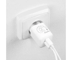 OBAL:ME GaN laidinis įkroviklis USB-A + USB-C 36W baltos spalvos
