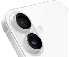 OBAL:ME lešio apsauga skirta Apple iPhone 16/16 Plus baltos spalvos