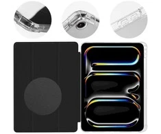 OBAL:ME MistyTab dėklas skirtas Apple iPad Pro 11 (2024) juodos spalvos
