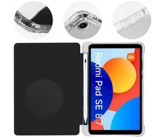 OBAL:ME MistyTab dėklas skirtas Xiaomi Redmi Pad SE 8.7 juodos spalvos