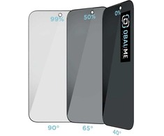 OBAL:ME Privacy 5D Apsauginis stiklas Screen Protector skirtas Apple iPhone 17/17 Pro Juodas