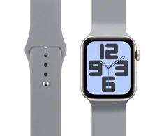 OBAL:ME silikoninė apyrankė skirta Apple Watch 42-49mm M-L pilkos spalvos