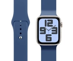 OBAL:ME silikoninė apyrankė skirta Apple Watch 42-49mm M-L mėlynos spalvos