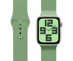 OBAL:ME silikoninė apyrankė skirta Apple Watch 42-49mm M-L žalios spalvos