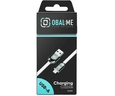 OBAL:ME Sleek USB-A/Lightning kabelis baltos spalvos