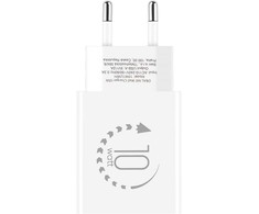 OBAL:ME sieninis įkroviklis USB-A 10W baltos spalvos