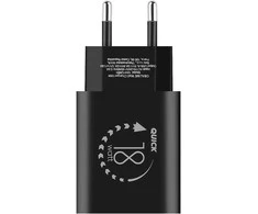 OBAL:ME Laidinis įkroviklis USB-A 18W juodos spalvos