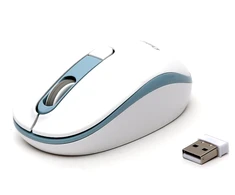 Pelė Omega OMEGA Bevielė pelė Pelė WIRELESS 1000/1200/1600 DPI Baltas-Mėlynas [45863]