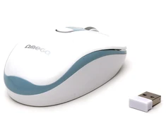 Pelė Omega OMEGA Bevielė pelė Pelė WIRELESS 1000/1200/1600 DPI Baltas-Mėlynas [45863]