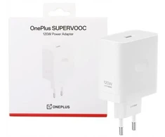 OnePlus 120W Single Port SUPERVOOC Type-A Adapteris Baltas EU