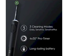 Dantų šepetėlis Oral-B Vitality Pro Clean CrossAction Sort Elektrisk tandbørste