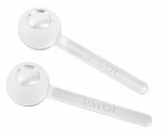Set Duo Payot Pro Box Spheres De Massage Baltas Firming Body Massage Globe, 2 vnt.