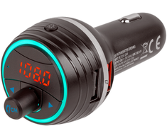 Peiying FM moduliatorius Bluetooth 2xUSB - Juodas