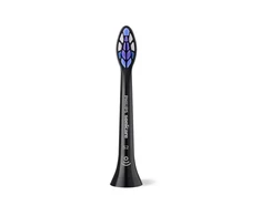 6 dalių šepetėlių galvučių pakuotė Philips Sonicare Sensitive HX6056/88, juodos spalvos