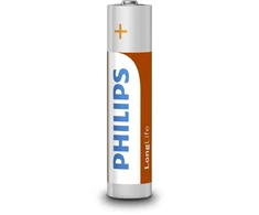 Philips R03L4B/10 AAA baterijos LongLife 4 vnt. Blister