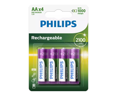 Philips R6B4A210/10 Rechargeable Batteries AA 4pcs