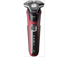 Philips SHAVER Series 5000 S5883/10 men's shaver Rotation shaver Trimmer Juodas, Raudona