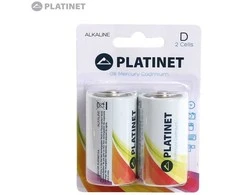 Platinet D 2 LR20 1.5V Alkaline MN1300 Batteries (2pcs)
