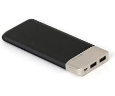 Platinet maitinimo blokas Odinis 11000mAh 2.1A 2xUSB Li-Po, juodas (43793)