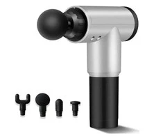 Platinet masažinis pistoletas (20 W; 1500 mAh; 3200 aps./min.; 4 masažiniai antgaliai)