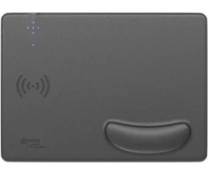 „Media-Tech Prio“ greito įkrovimo belaidis pelės kilimėlis, 15 W (USB-C)