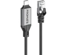 „Promate CLink-RJ45“ laidas USB-C į Ethernet 10/100/1000Mbps / 5m
