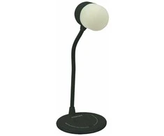 PROMATE LumiQi LED stalinė lempa su belaidžiu įkrovimu ir „Bluetooth“ garsokalbis