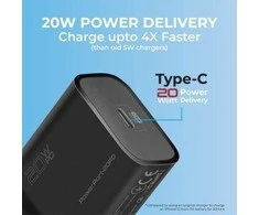 Promate PowerPort-20PD Premium kelioninis įkroviklis Type-C PD 20W