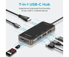 PROMATE PrimeHub-Lite USB-C multimedijos šakotuvas / 4K HDMI / USB3.0 / SD / PD